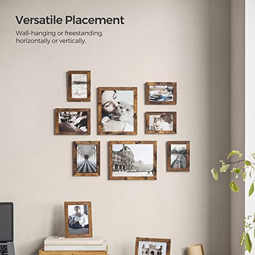 SONGMICS Collage Picture Frames, Set of 10, Glass - Image 3