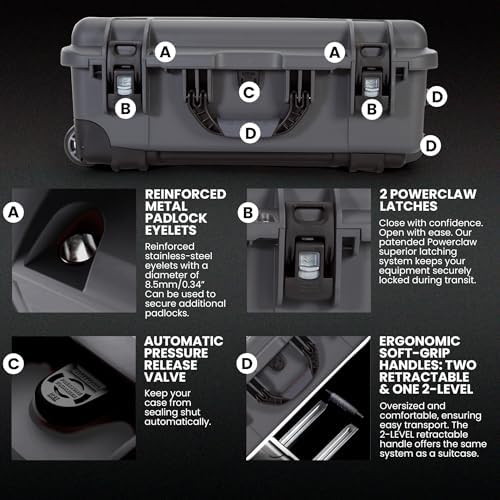 NANUK 935 Pro Photo Kit Camera Case, Waterproof Wheeled Hard Case, Carry-On - Image 5