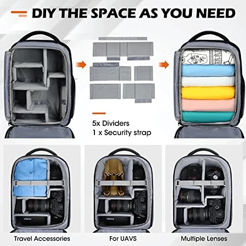 SDYSM Camera Bag Backpack Professional for DSLR SLR Mirrorless Camera - Image 5