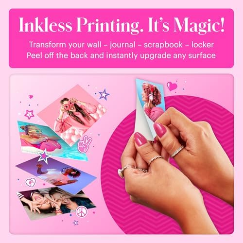 Kodak x Barbie Instant Smartphone Portable Photo Printer, Full Color, Wireless, Zink 2x3” (5.1x7.5 cm) Sticky-Back Photos, Print from iOS & Android Devices with Fun Editing App, Signature Style - Image 6
