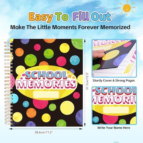 Giant School Memory Book Keepsake Photo Album Scrapbook for Kids - Image 7