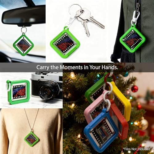 Portable Acrylic Reversal Film Keychain, High Transparency Display and Archival Storage Keychain for Reversal Film 35mm - Image 7