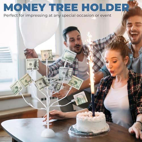 LED Gift Card Tree Holder to Hold Gift Cards, Lottery Tickets, Money - Image 6