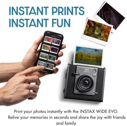 Fujifilm INSTAX Wide Evo Instant Film Camera (+ Extra Film (40 Sheets)) - Image 5