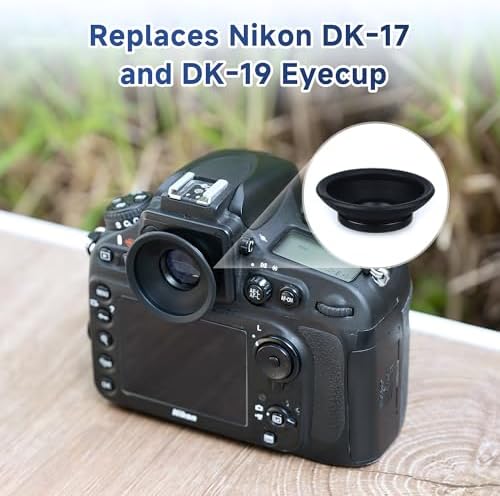 JJC Soft Eyepiece Eyecup Viewfinder for Nikon D850 D500 D810 D800 D700 Df - Image 2