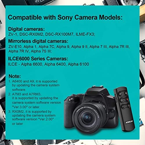 Wireless Remote Control Camera Shutter Release for Sony Replces RMT-P1BT - Image 6