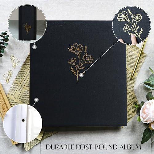 Holoary Photo Album 4x6 500 Photos 5 Pictures Per Page, 500 Pockets 4”x6” Picture Album, Linen Fabric Cover Big Picture Book for Photos, 4x6 Photo Albums for Family Weddings Travel Memories(Black) - Image 4