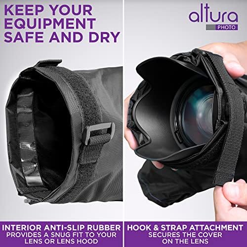 Altura Photo Camera Rain Cover, Waterproof Lens Jacket for Canon Sony Nikon - Image 6