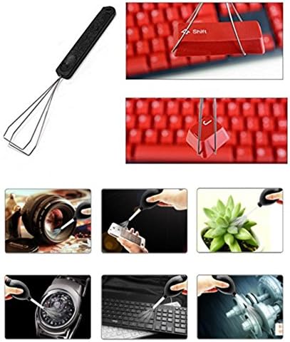 Honbay 3 in 1 Cleaning Tools Rubber Ball Dust Blower Cleaning Brush, Keycap Steel Puller Remover for Digital Camera Lens Filter Keyboard - Image 6