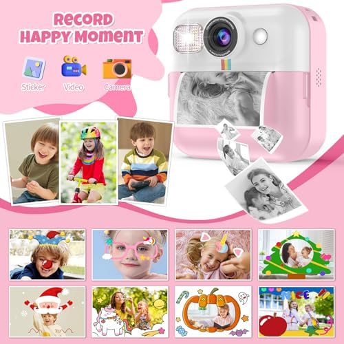 Instant Print Camera for Kids, Toddler Camera Birthday Gifts for Girls 3-10 - Image 5