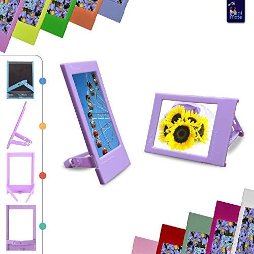 Fujifilm Instax Mini 11 Instant Camera Sky Blue + MiniMate Accessories Bundle + Fuji Instax Film Value Pack (40 Sheets) Accessories Bundle, Color Filters, Album, Frames - Image 7