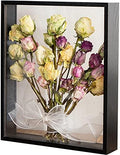 JOSON Wooden Dried Flower Photo Frame Dried Flower Display Stand Decorative Floating Photo Frame（8 * 12''-black by Unknown