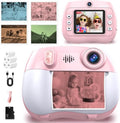 Kids Camera Instant Print 1080P Front Rear Dual Selfie - Toddler Cameras with Digital Video Games,32GB & 5-Colored Print Paper/ 250 Photos,Easy to Use & Great Toys Gifts for Boys Girls, Ages 3-12 by Unknown