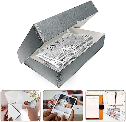 Lineco, 10x15 Clamshell Archival Folio Storage Box, 3" Deep - Image 2