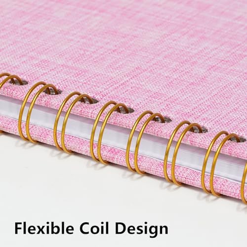 8x8 Inch Scrapbook DIY Photo Album, 20 Sheets (40 Pages), Pink - Image 6