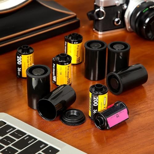 Jovitec 30 Pieces Plastic Film Canister Holder Containers, Black - Image 6