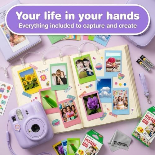 Fujifilm Instax Mini 13 Purple Instant Camera with 20-Sheet Film Set - Image 2