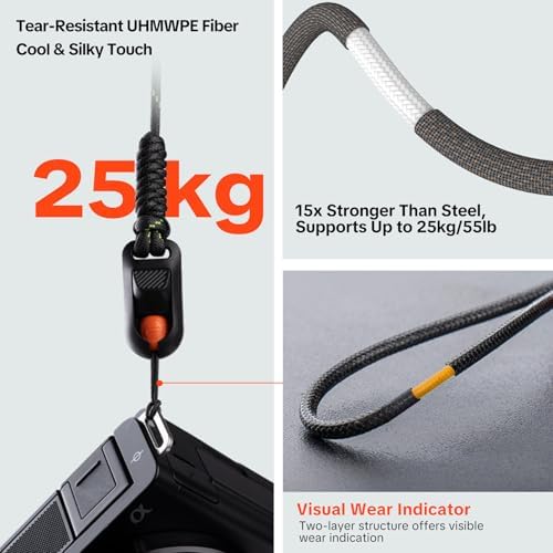 PGYTECH Rope Camera Wrist Strap Slim Outdoor Style, Quick Release - Image 6