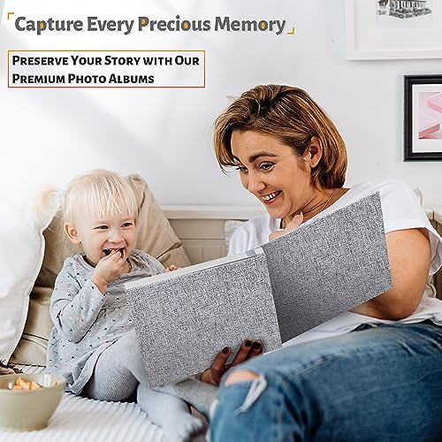 Artfeel Photo Album Self Adhesive Scrapbook,60 Pages Large Photo Book for 4x6,5x7,8x10 Pictures,DIY Album for Baby Wedding Family Travel Birthday,with Metallic Pen and Scraper - Image 6