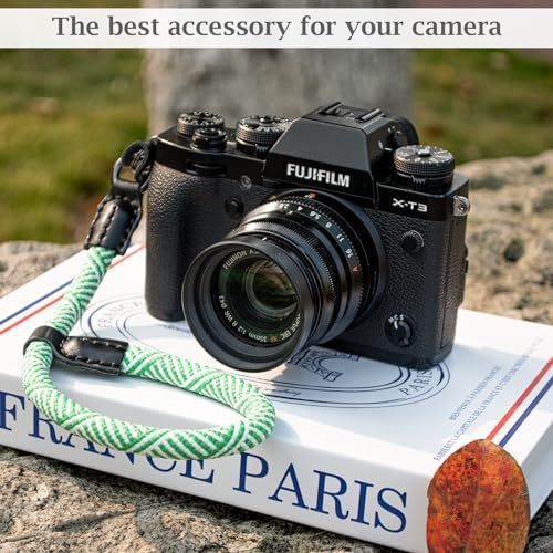 VOVMOEYA Rope Camera Wrist Strap,Camera Hand Strap Compatible with A6400 A6000 A7 IV,for Fujifilm X100V for Nikon Zf Z30 for Canon EOS R6 R7 R8 R10 Camera Wrist Straps for dslr - Image 4