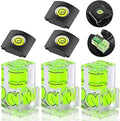 6 Pack Camera Hot Shoe Level, Hot Shoe Bubble Level Camera Hot Shoe Cover 2 Axis Bubble Spirit Level Compatible with DSLR Film Camera Canon Nikon Olympus,Combo Pack - 2 Axis and 1 Axis by Carpro