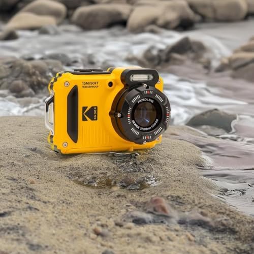KODAK PIXPRO WPZ2 16MP Waterproof Digital Camera, 15m, 4X Zoom, Yellow - Image 5