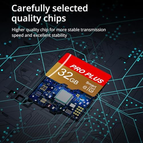 2 Pack TF Card 32GB with Adapter, High Speed Memory Card, UHS-I C10 A1 Memory TF Card for Tablet/Mobile Phone/Camera/Car Audio/Game Console (TF162 Red Gold 32GB) - Image 3