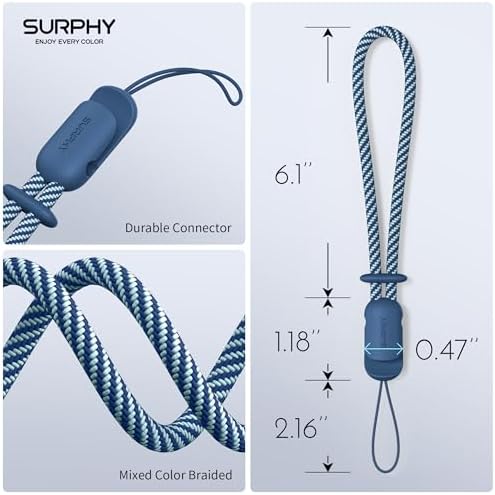 SURPHY 2 Pack Phone Lanyard, Phone Wrist Strap for Case, Camera Wrist Strap - Image 5