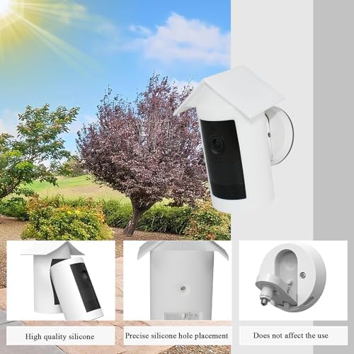 Silicone Cover Protective Case Compatible with Ring Outdoor Cam Plus - Image 3