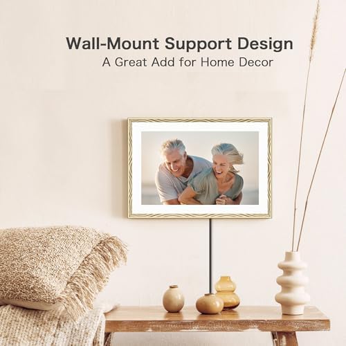 Digital Picture Frame, Frameo 10.1'' Smart WiFi Digital Photo Frame, 32GB - Image 6