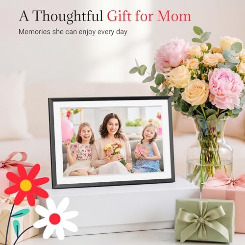 Frameo Digital Picture Frame – 10.1 Inch Smart Wi-Fi Photo Frame with Easy App Connection, Gift for Women, Mom, Grandma, Wife, Girlfriend, Wedding Share Memories Instantly via Free App - Image 6