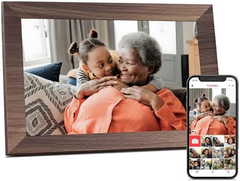 Digital Picture Frame, Frameo 10.1 Inch Smart WiFi Digital Photo Frame 32GB by Pastigio