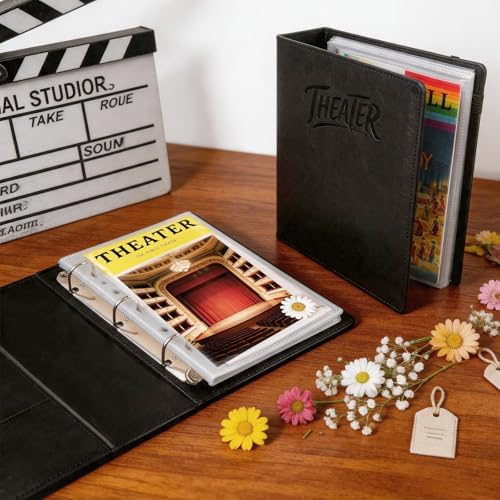 Show-Bill Binder,2 Pack Broadway Theater Program Holder, 40 Sleeves - Image 2