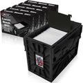BCW Short Comic Book Bin, Holds 150 Comics Each, Black, 5 Pack by BCW