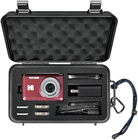 Lekufee Waterproof Hard Case for Kodak PIXPRO FZ55 / FZ45 Camera by Lekufee