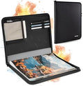 AUROTIER Fireproof Art Portfolios 11"x14" 30 Pockets Display 60 Pages Water-resistant Art Painting Portfolio Folder with Clear Plastic Sleeves Presentation Book for Artwork Document Contract Organizer by AUROTIER