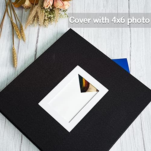Vienrose Self Adhesive Photo Album 40 Pages for Wedding, Baby Growth, Black - Image 2