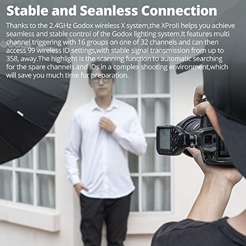 Godox XproII-C Trigger, Godox Flash Trigger for Canon, TTL Wireless Flash Trigger, HSS 1/8000s, 11 Customizable 5 Group Button, Can Bluetooth Connection (XproII-C) - Image 4