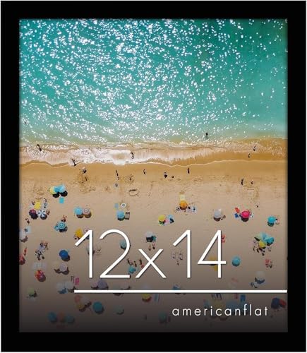 Americanflat 12x14 Picture Frame - Engineered Wood - Black by Americanflat