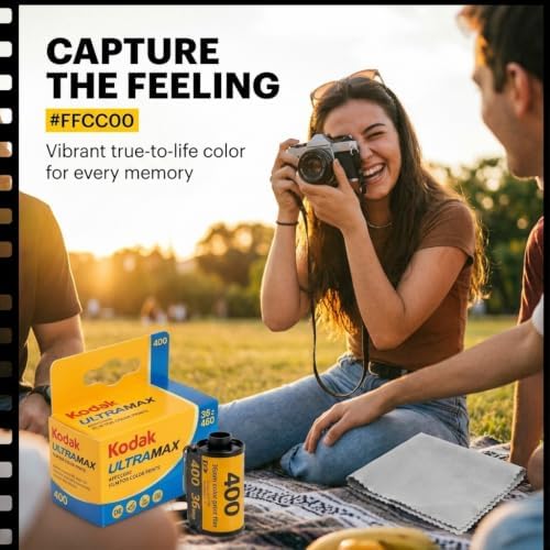 Kodak Ultramax 400 35mm Film - 3 Packs of 36 Exposure Rolls for 35mm Cameras Bundled with The Tudak Store Microfiber Cloth - 108 Exposures, ISO 400 Color Negative Film for 35mm Film Camera - Image 4