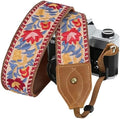 Padwa Lifestyle 2" Wide Classic Crazy Horse Art Cowhide Head Cotton Camera Straps for Photographers by PadwaLifestyleCameraStrap