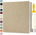 Photo Album Self Adhesive Pages 13.2x12.8 Scrapbook Khaki 120 Pages by Semfalbuums