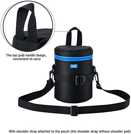 JJC Deluxe Lens Case Pouch Bag for Camera Lens Below 3.9" x 6.5"(D x L) - Image 6