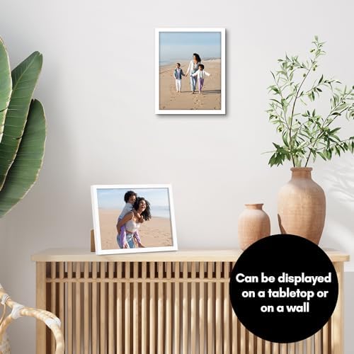 Americanflat 8x10 Picture Frame - Slim Molding - White - Image 5