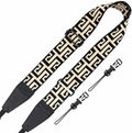 Padwa Lifestyle Extra Long Adjustable Camera Strap for Photographers - 2" Wide Full Grain Cowhide Leather Ends Camera Straps with Quick Release for All Cameras,Binoculars(White Arches) by PadwaLifestyleCameraStrap