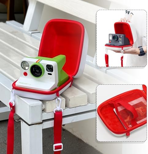 Camera Case for Polaroid Now/Now+/I-Type/Flip Instant Camera, White - Image 5