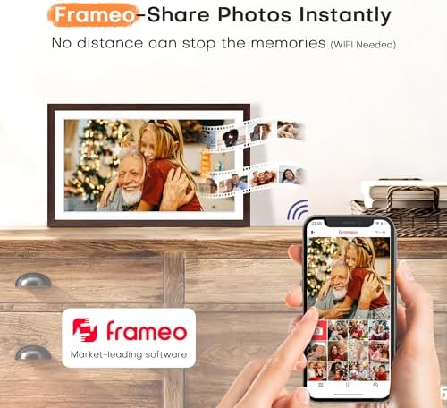 Frameo Digital Picture Frame, 15.6 Inch WiFi Large Electronic Photo Frame - Image 3