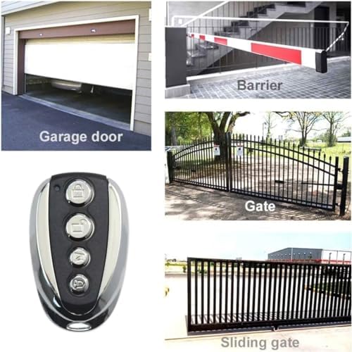 2024 Upgraded 2 Pcs Gate Remote Controls Transmitter for Automatic Gate Opener Electric Gate Hardware with Rolling Code 433.92MHz - Image 2
