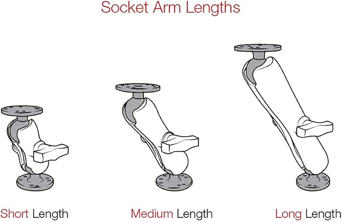 RAM MOUNTS Tough-Claw Medium Clamp Mount with B Size 1" Ball Base | Fits 1"-1.6" rails and bars, composite clamp base for phones, tablets and devices - Image 9