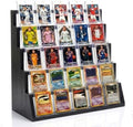 5 Tier Wooden Card Display Stand Holds 20-25 PSA BGS SGC Graded Sports Card by Unknown